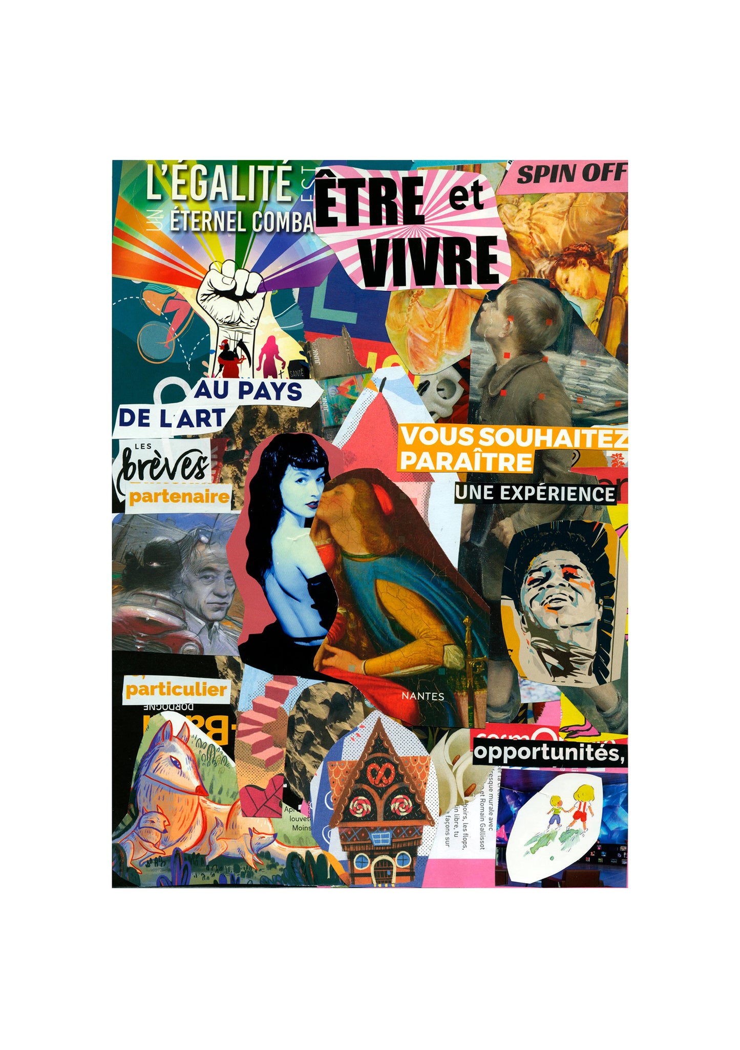 Impression d'art ÊTRE ET VIVRE
